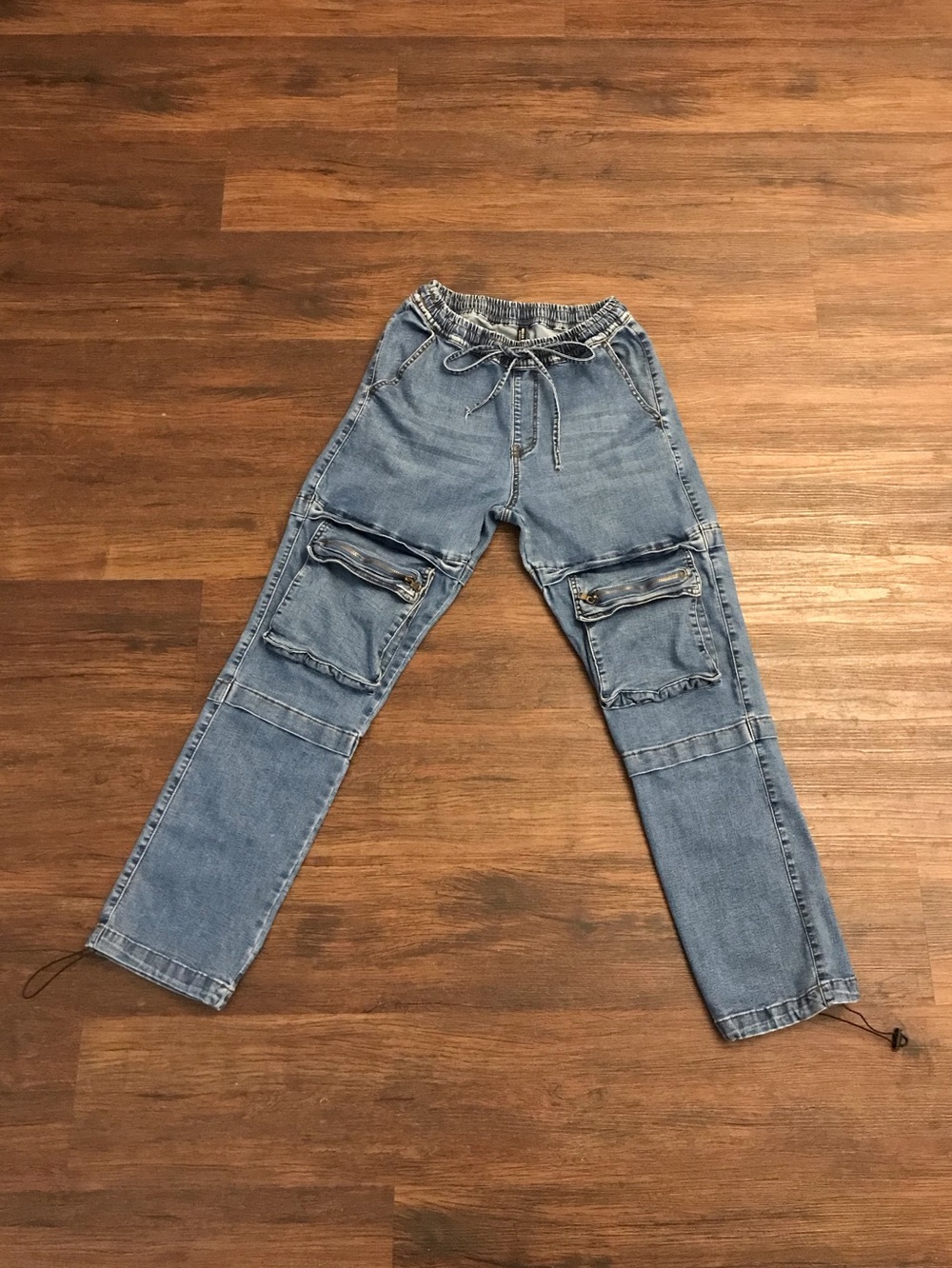 American Bazi: denim cargo pants